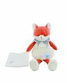  - romarin renard - peluche avec blanc orange 28 cm 