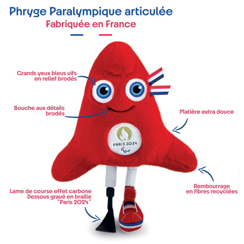 Peluche Ours Doudou Et Compagnie 37cm - Marron, édition Paris 2024 - Neuve