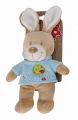  copains des bois peluche lapin bleu oiseau 