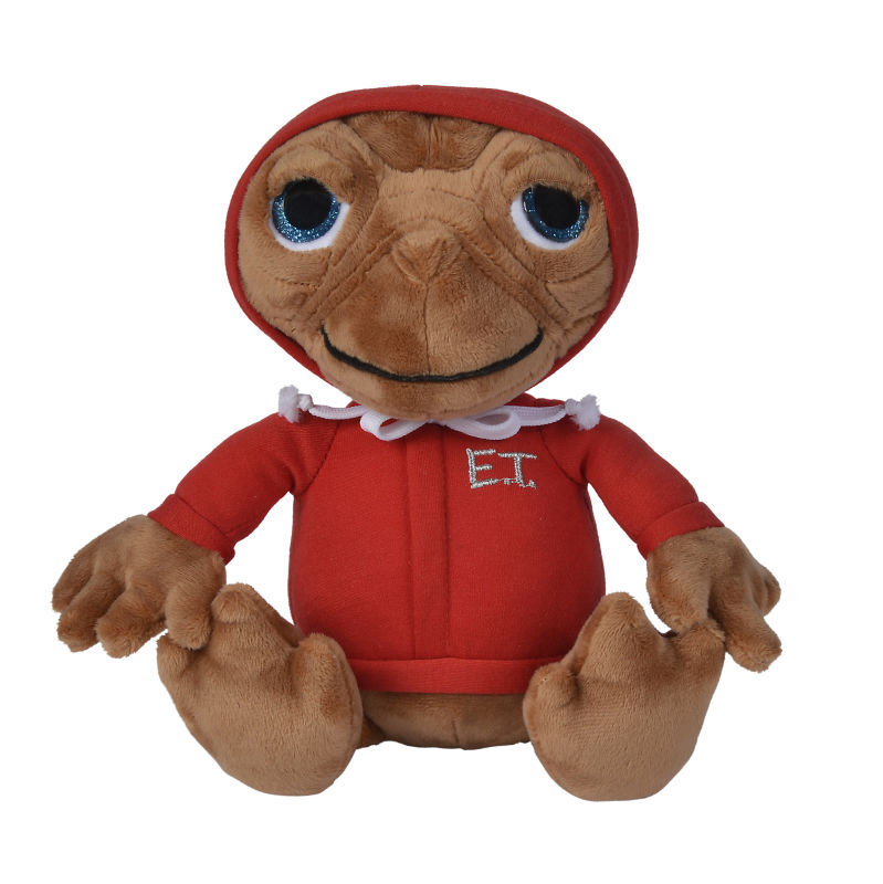 Universal Peluche E.T l'extraterrestre avec capuche rouge 25 cm
