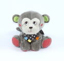  chouchou peluche singe marron 