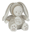  laline nature peluche ours lapin mon blanc 20 cm 