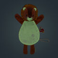  - jack lion - marionnette luminescent 30 cm 