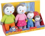  - tchoupi coffret 4 peluches famille 
