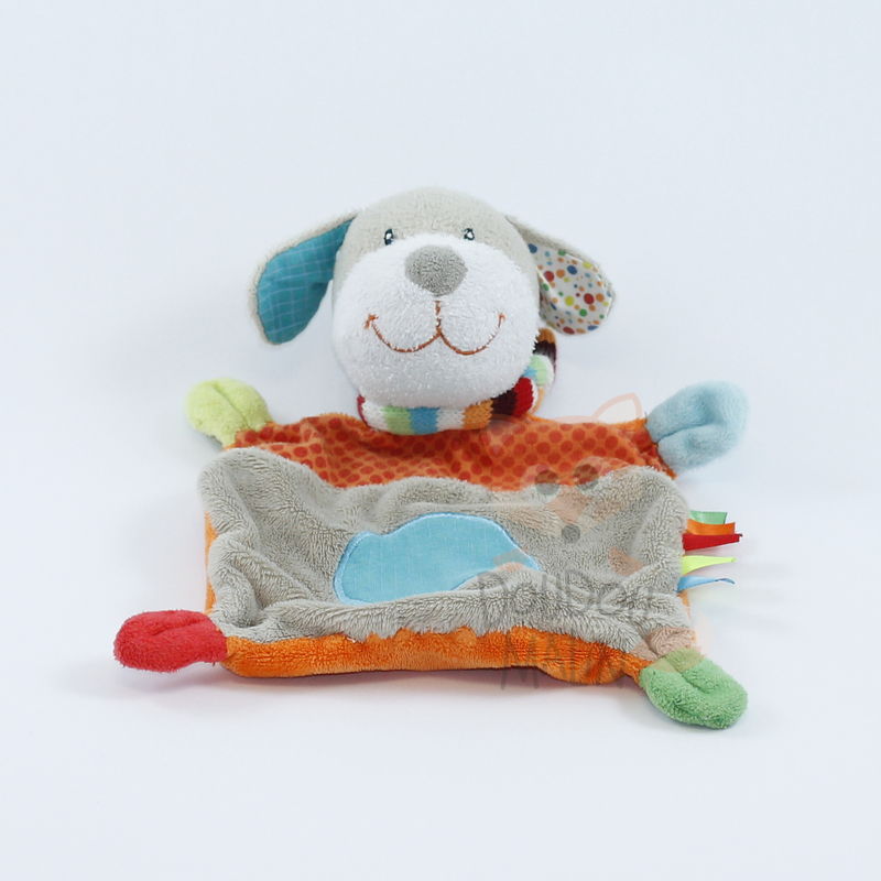  chien gris orange bleu 