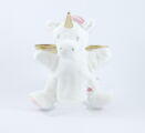  marionnette licorne blanc rose or 