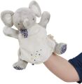  - petites chansons - marionnette éléphant gris 25 cm 