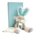  - lapin sucre vert amande peluche 30 cm 