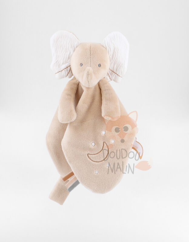  - bali moka snow - éléphant beige marron 25 cm 