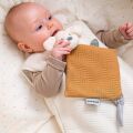  - charlie chien - plat marron caramel jacquard 20 cm 