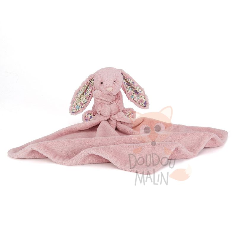 Doudou lapin rose Jellycat.