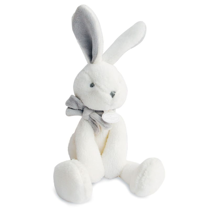 Peluche lapin bélier gris 30 cm  Peluches et doudous sur