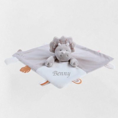  - tiga stegi et ops - dinosaure tricératops gris 25 cm 