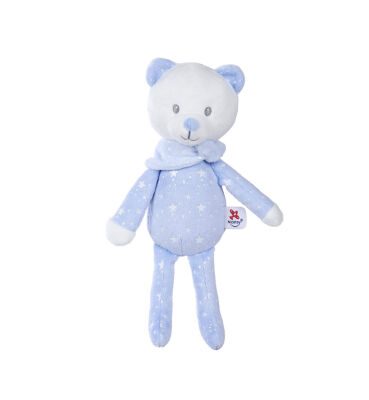  - boone glow peluche ours bleu 25 cm 