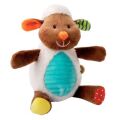  tuck mouton peluche blanc bleu marron 