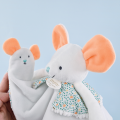  - les petits fûtés - souris blanc 30 cm 