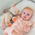  - mila zoë lana - peluche chat beige 30 cm 