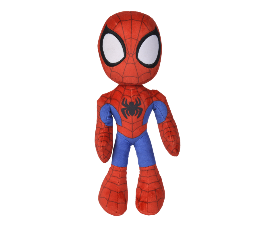 Marvel Peluche Spiderman Brille dans le noir bleu rouge 25 cm