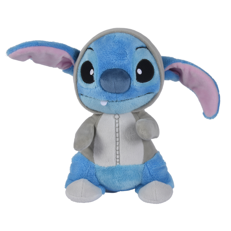 Disney Stitch Peluche déguisé en Panpan le lapin 25 cm