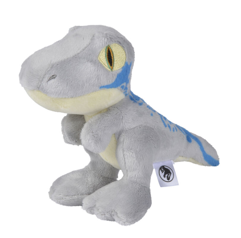 Universal jurassic world peluche dinosaure vélociraptor gris 18 cm 