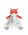  - romarin renard - attache-sucette blanc orange 19 cm 