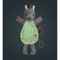  - lena the unicorn - comforter handpuppet glow in dark pink 30 cm 