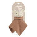 Walking mum - comforter mouse cinnamon brown 25 cm 