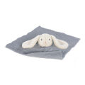 Walking mum - plat lapin lange bleu coton 25 cm 