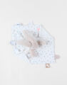  - romy the rabbit - comforter white flower 25 cm 
