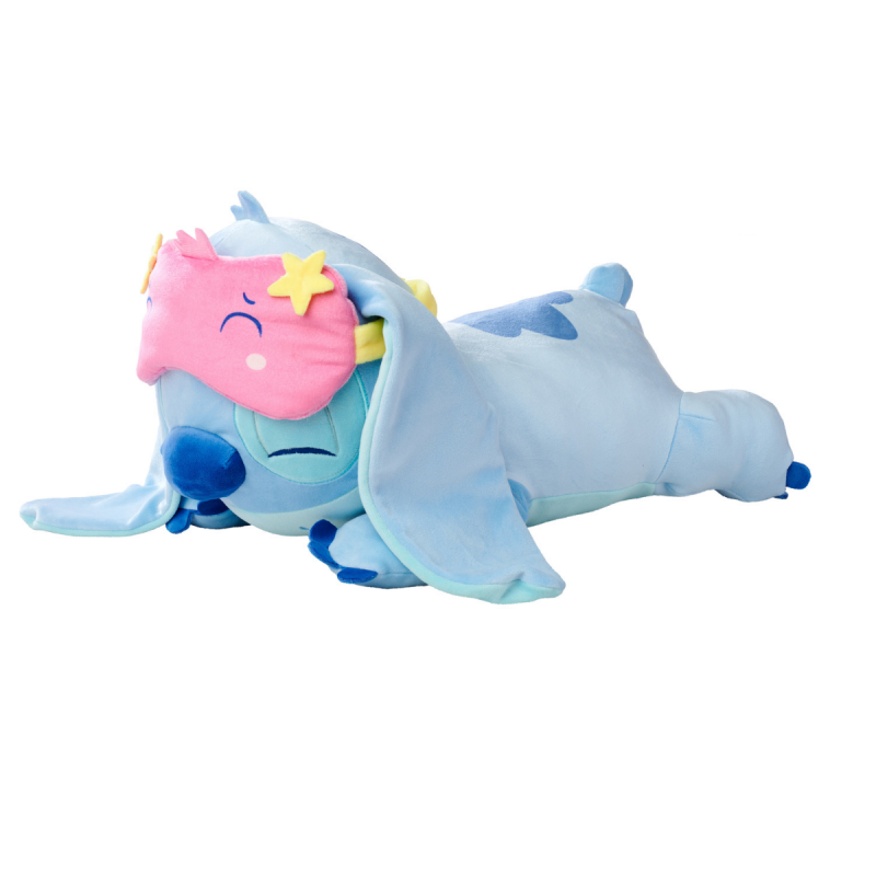  - stitch - peluche bien être allongée 40 cm 