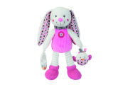  little hug pantin dactivité lapin rose blanc oiseau 