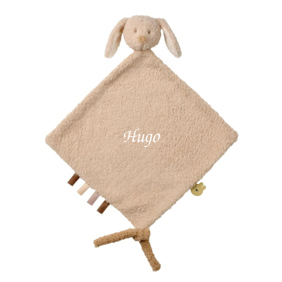  - teddy - maxi plat lapin beige foncé 35 cm 