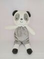  - peluche panda gris blanc 25 cm 