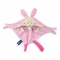  - les petits fûtés - lapin rose 30 cm 