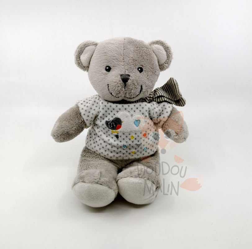 Nattou - Peluche veilleuse ours sleepy gris, Livraison Gratuite 24/48h