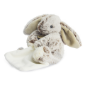   les flocons peluche lapin gris 