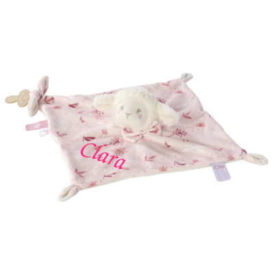  - plat mouton rose fleur 28 cm 