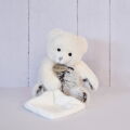  les flocons peluche ours blanc 
