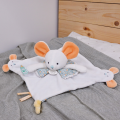  - les petits fûtés - souris blanc 30 cm 