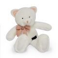  - peluche pacha chat fabriqué en france - white 28 cm 