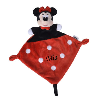  - minnie souris - plat rouge noir 25 cm 