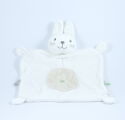  etiquette plat lapin blanc beige 