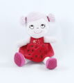 Influx poupée rose robe rouge 