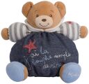  blue denim peluche ours jai bouche remplie rire bleu 