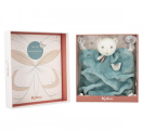  - plume - plat ours bleu vert papillon 26 cm 