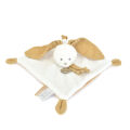  - lapin lange - plat blanc beige moutarde 25 cm 