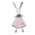  - miss fleur lune - plat lapin rose fleur 30 cm 