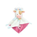 Babynat - pistache vache - plat blanc rose 25 cm 