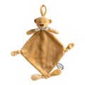  - noann lours - avec attache-sucette jaune moutarde 25 cm 