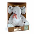  - savane - peluche éléphant 30 cm 